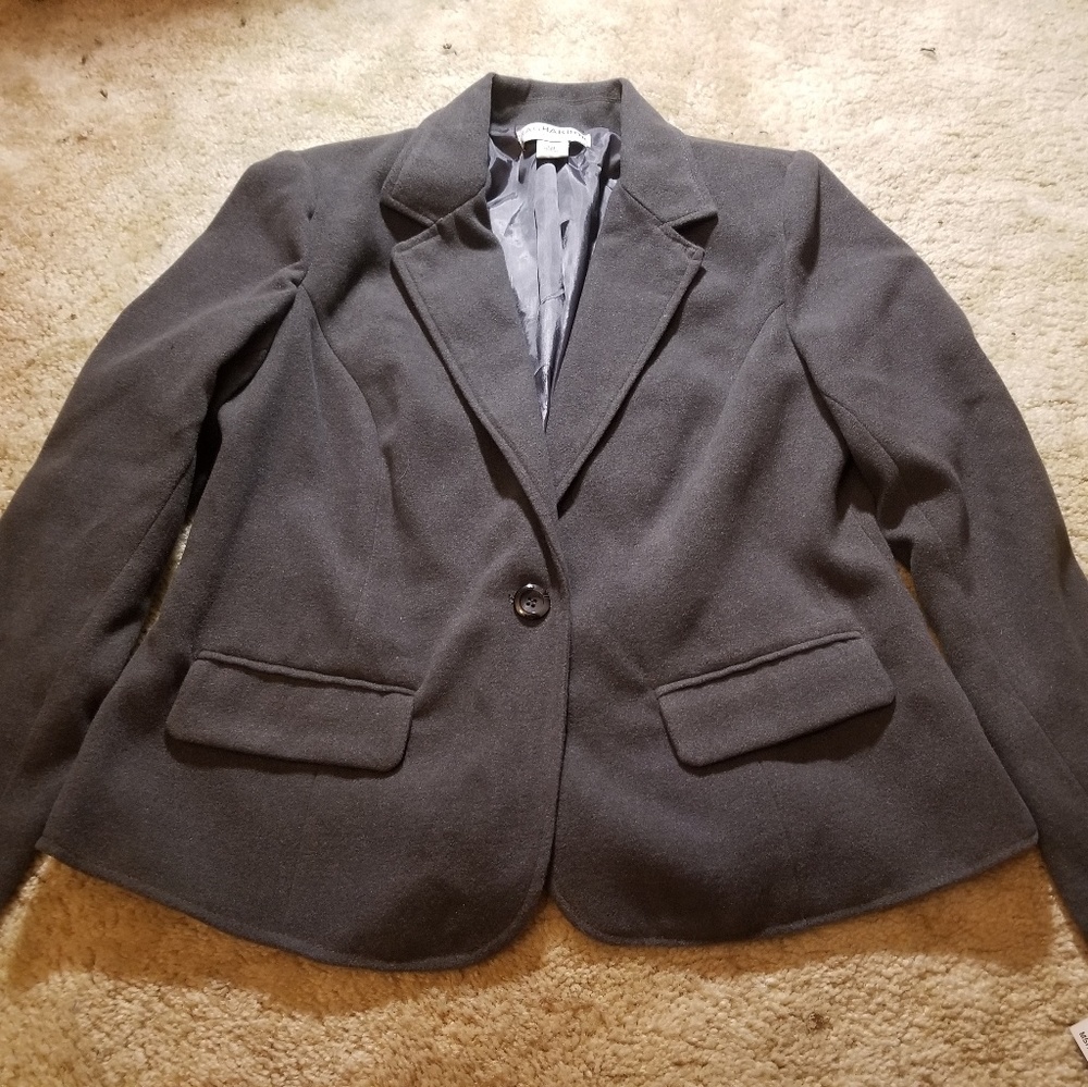 Sag Harbor Deep Grey 12P Blazer NWT